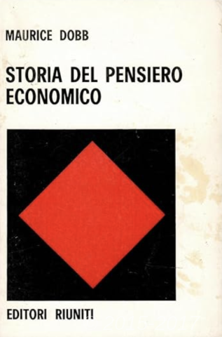 Copertina di Storia del pensiero economico teoria del valore e della distribuzione 